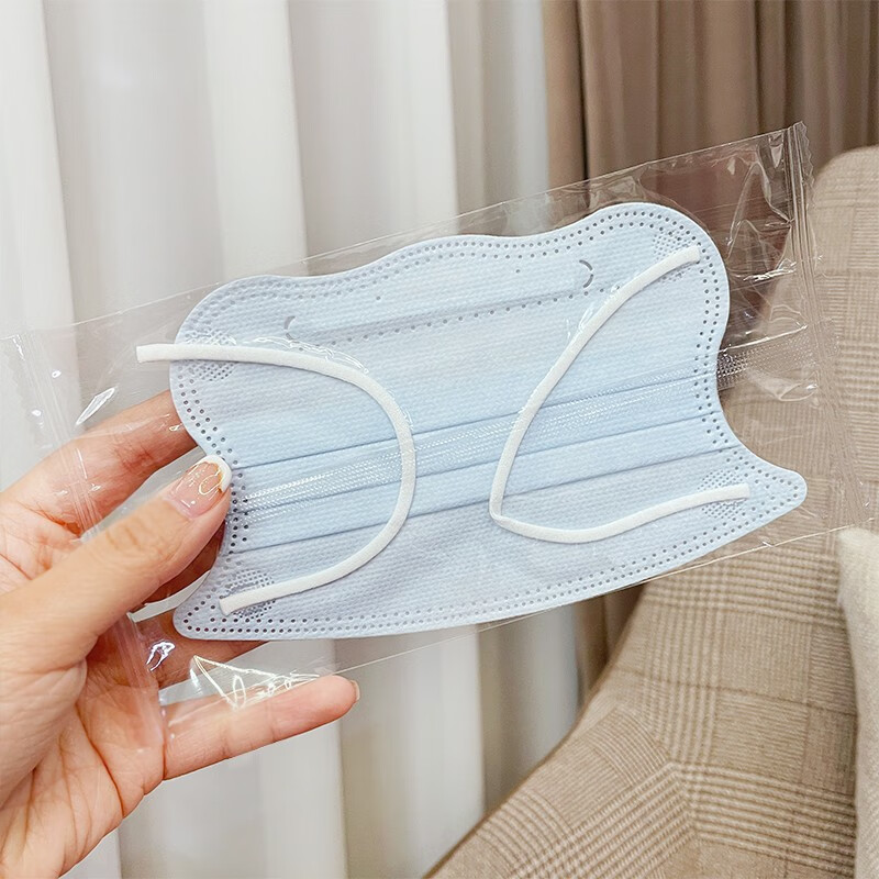 卫士立医用外科3d一次性独立装蝶形防病毒口罩女高颜值2024网红医用马卡 【医用】【云朵形】【五色50只】独立包装
