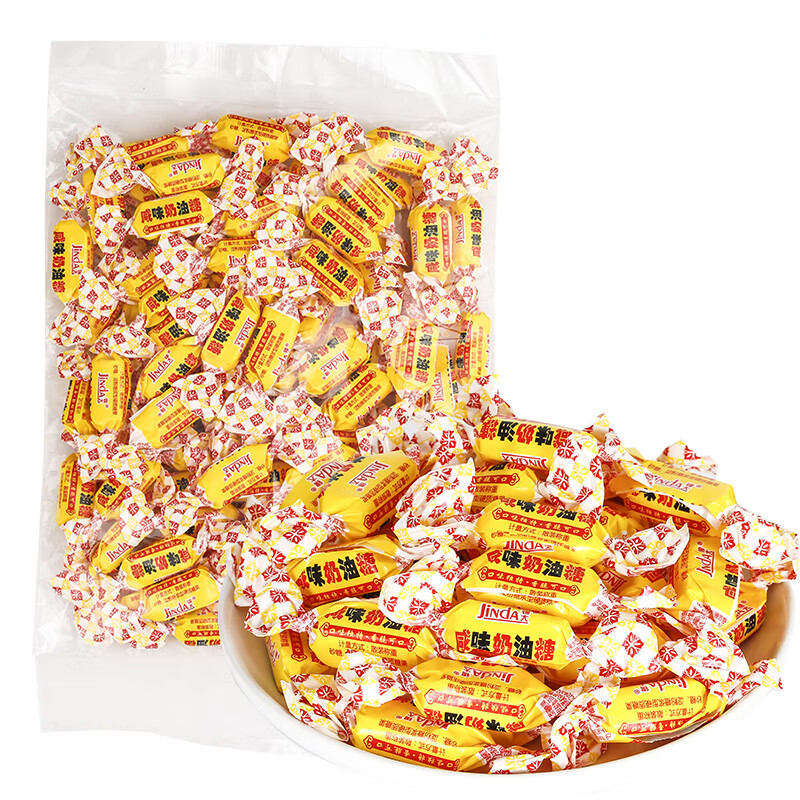 锦大咸味奶油糖 460g/袋装 牛奶糖 糖果硬糖 喜糖 老糖块童年回忆