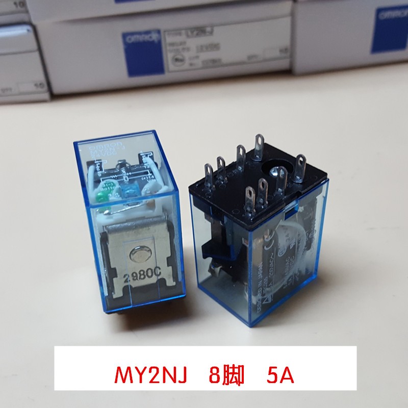 中间继电器my2nj  24vdc 220vac my2nj 12vdc