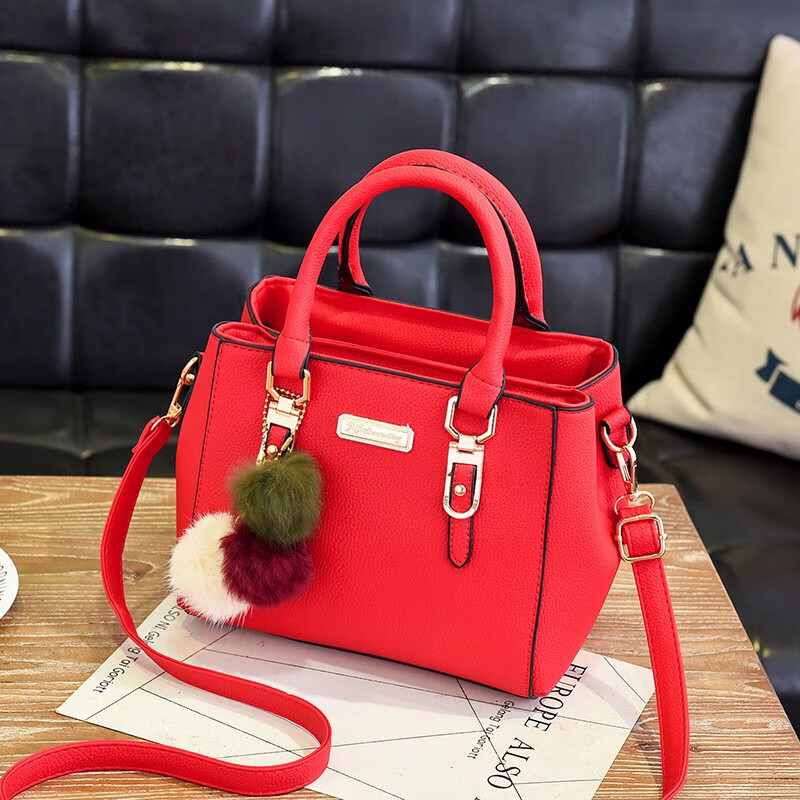 小郡主红色包结婚包新娘包包女2024新款手提包大容量婚礼斜挎托特包婚