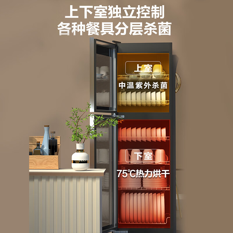 容声（RONGSHENG）立式消毒柜 家用消毒碗柜 家商两用 餐具碗筷厨房消毒柜 大容量260L360-RD305S