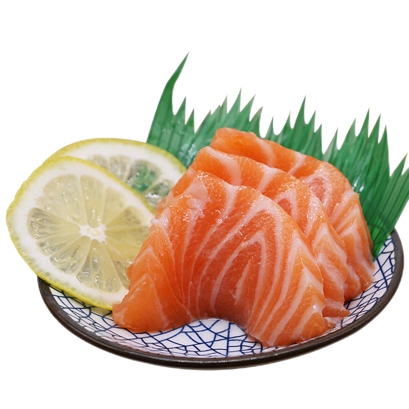 御鲜轩 挪威冰鲜三文鱼刺身(大西洋鲑)500g 中段即食生鱼片新鲜海鲜