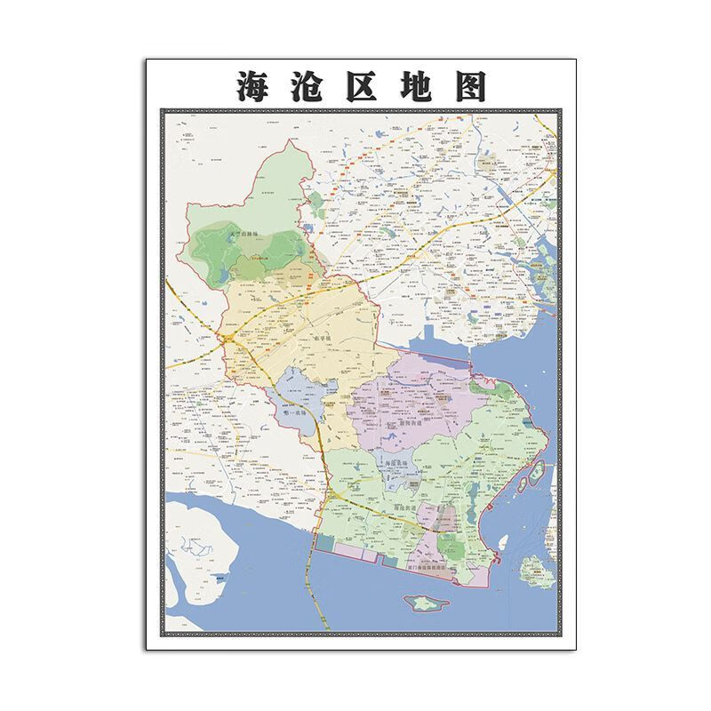 海沧区地图1.1米新款福建省厦门市沙发背景墙会议办公室装饰画 覆膜