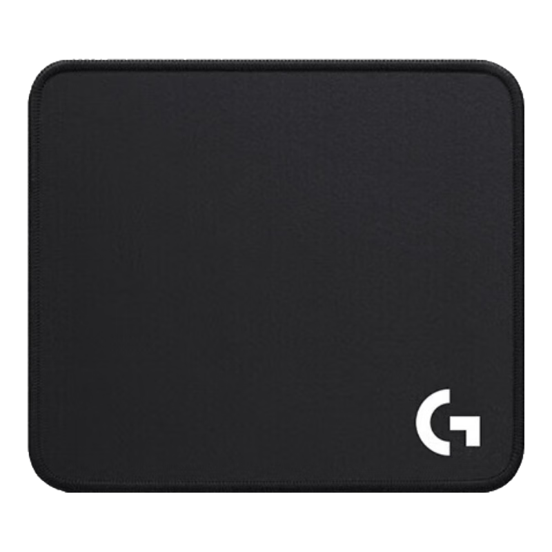 罗技（G）游戏电竞鼠标垫布面中小号办公细面加厚锁边鼠标垫 大G游戏鼠标垫(340*280*4mm)