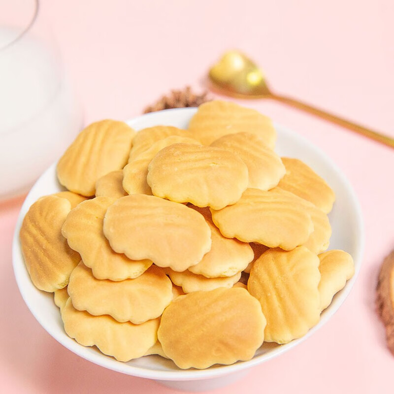 婴儿乐 牛奶饼干320g 儿童零食 早餐饼干 老年人食品 小吃零食 牛奶加