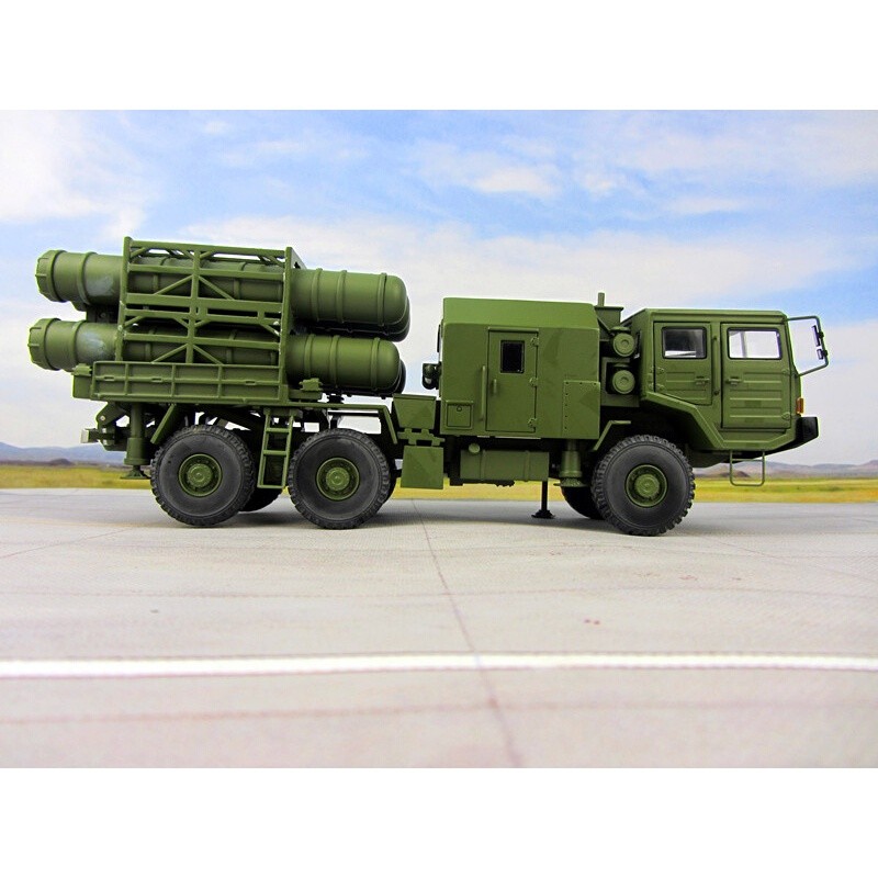 兵殿 bd1285 红旗16号弹车模型 金属材质 1:30 长33cm