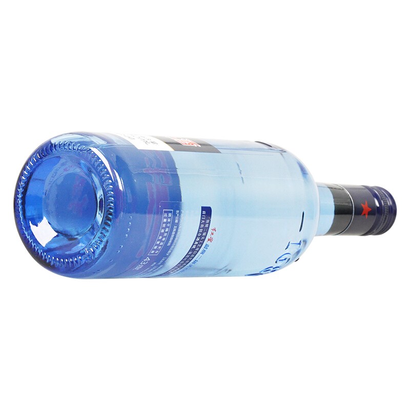 红星北京二锅头43度750ml*6瓶蓝瓶绵柔清香型白酒整箱装 43度 750mL 6瓶