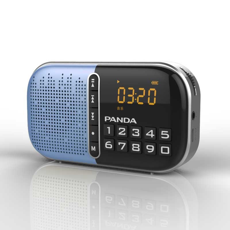 熊猫(panda) s2老人收音机便携式fm调频广播插卡收音机广播随身听小型