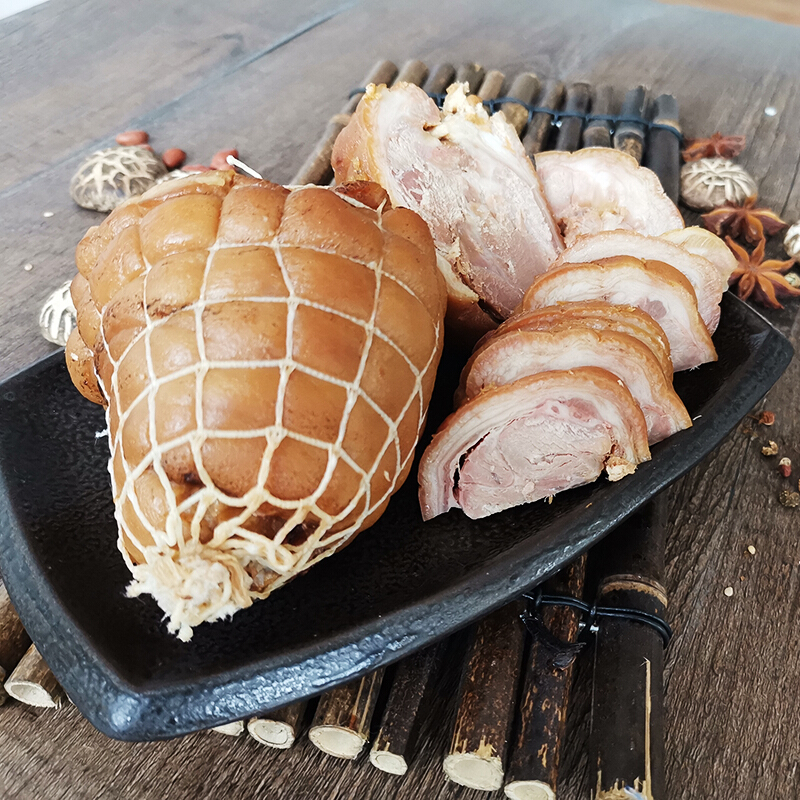 虎钢馋淄博特产去骨五香肘子个装真空包装 五香味2个 其它