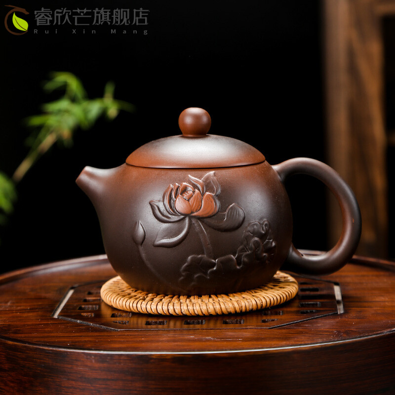 凤鸣紫砂壶 建水紫陶茶壶单壶大容量紫砂西施壶泡茶壶家用凤鸣壶功夫