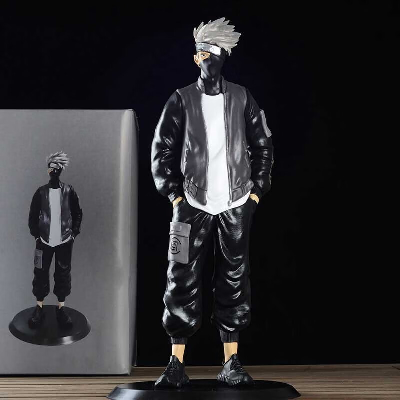 礼物】火影忍者模型公仔宇智波带土卡卡西飞段超大型 潮服卡卡西28cm