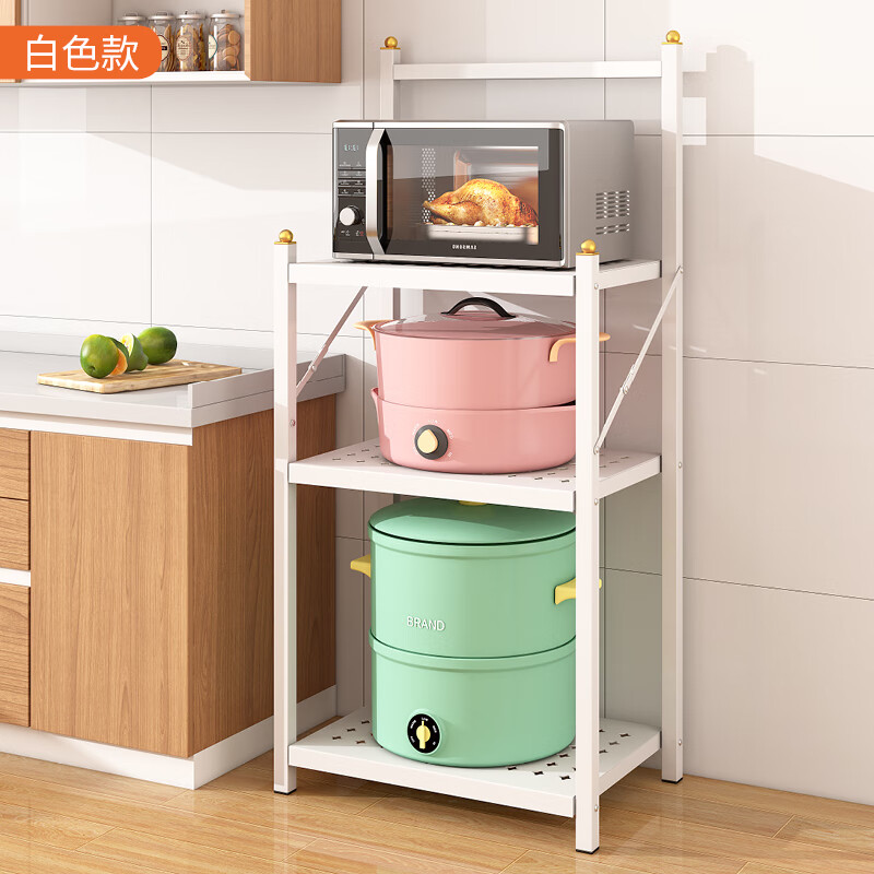 花乐集脸盆架落地家用洗脸盆架老式农村带镜子折叠置物架碳钢洗脸架子