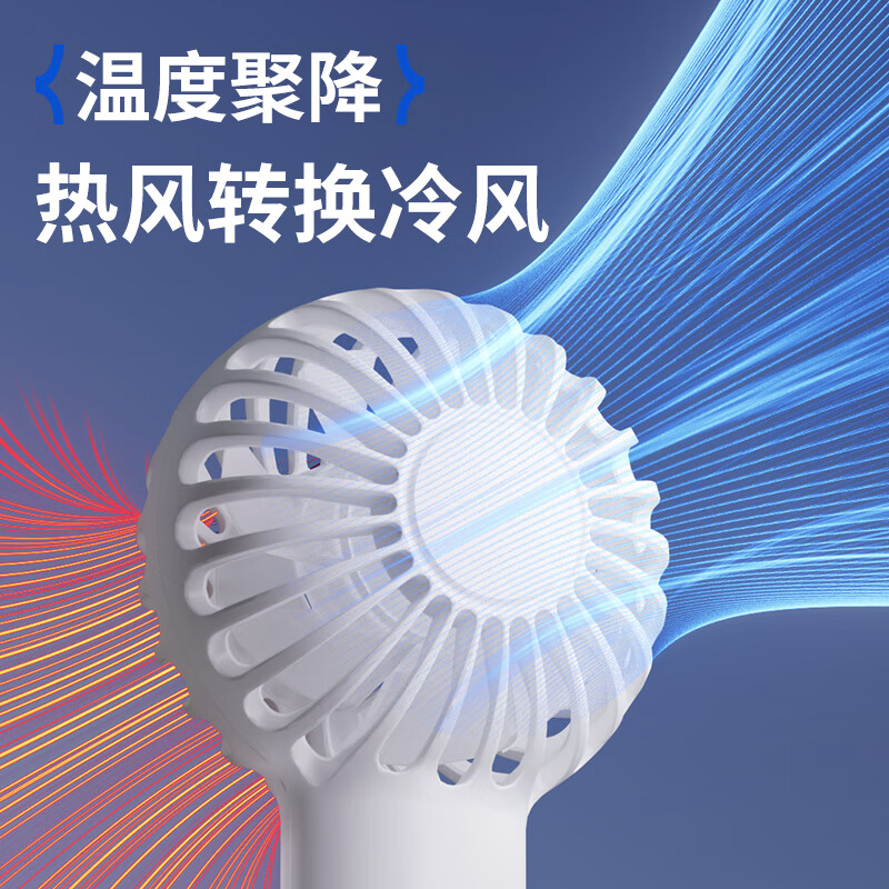 顾胜 迷你小风扇桌面 手持电风扇usb充电风扇持久续航随身便携小巧适用户外宿舍学生婴儿降温神器 【清新绿】三档风力丨小巧便携丨手持桌面通用
