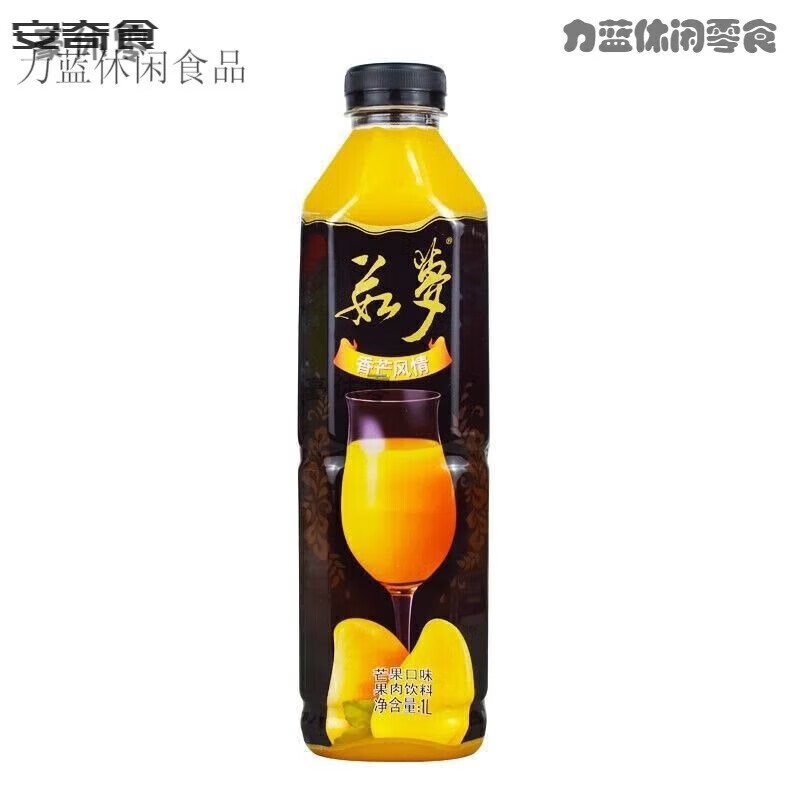 如梦汁 大湖茹梦果汁猕猴桃汁芒果草莓山楂1l装混拼大瓶饮料 芒果汁