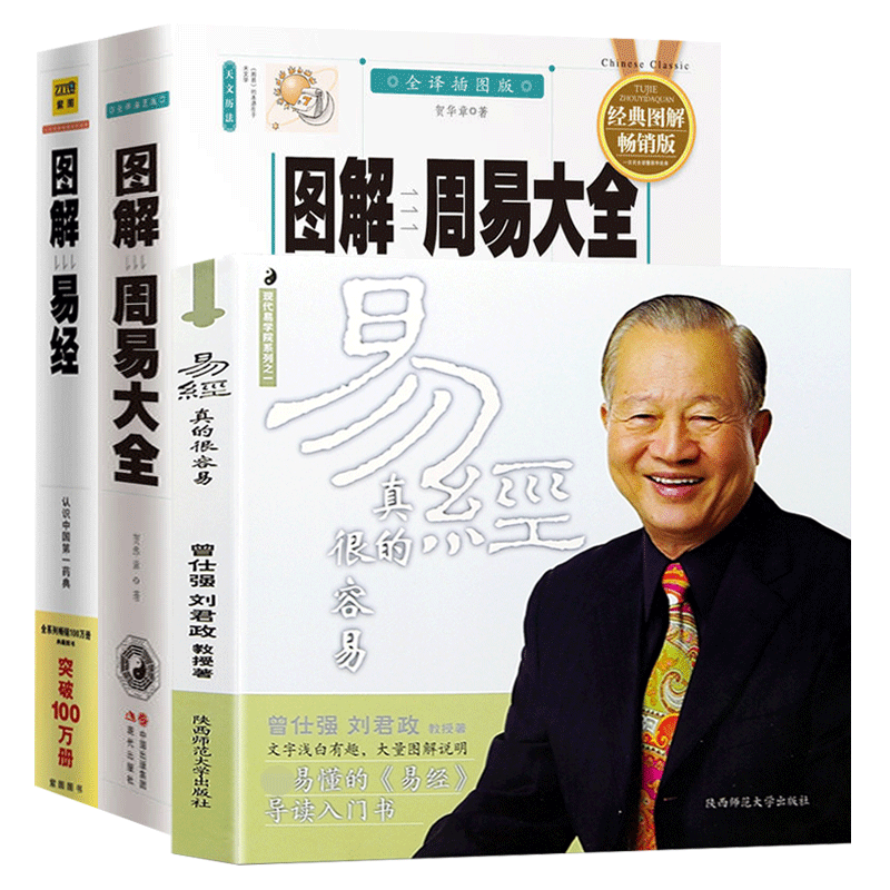 图解周易大全 图解易经 易经真的很容易  共3册 高永平