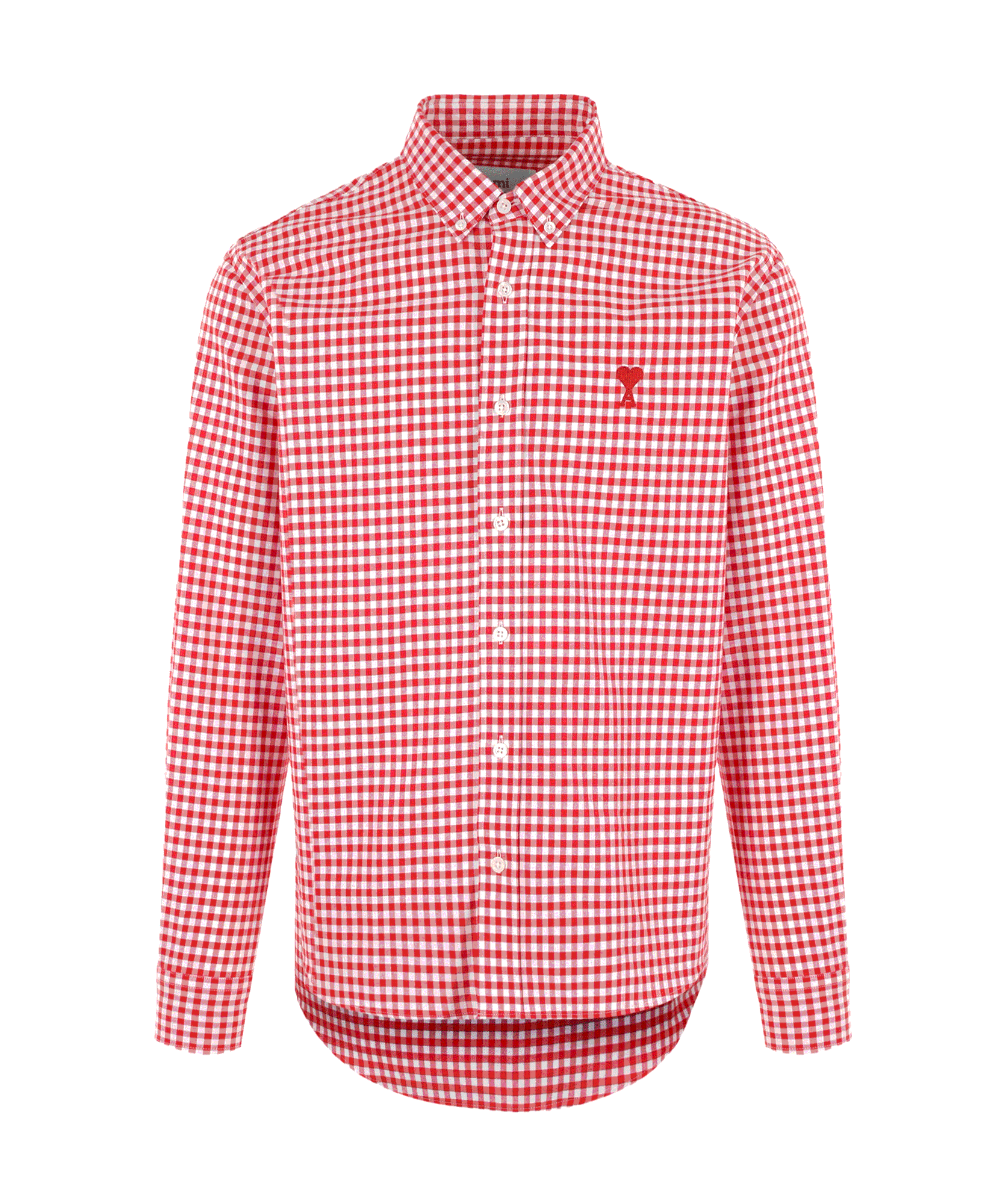 ami paris奢侈品服饰男格纹衬衫 hsh113co0023-682 舒适流行 粉色