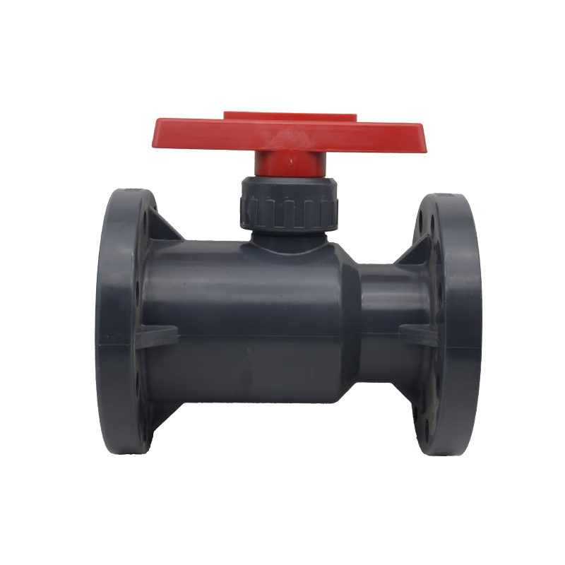 适配upvcpvc塑料化工dn15-dn300工业手动阀门耐酸碱 dn15