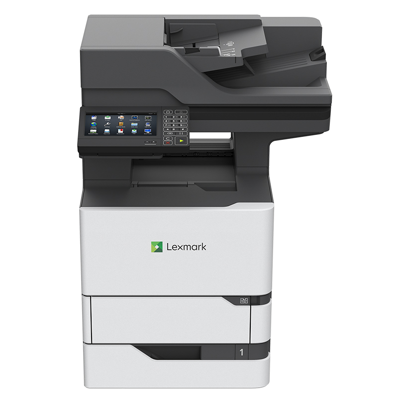 利盟 Lexmark MX722adhe黑白激光打印机A4多功能一体机打印复印扫描双面打印复印机办公商用