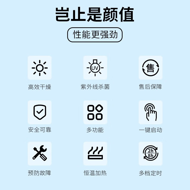 听工场助听器配件电子干燥盒 保养仪高温杀菌神器智能定时防潮神器 升级款 T30电子干燥器【带风干功能】