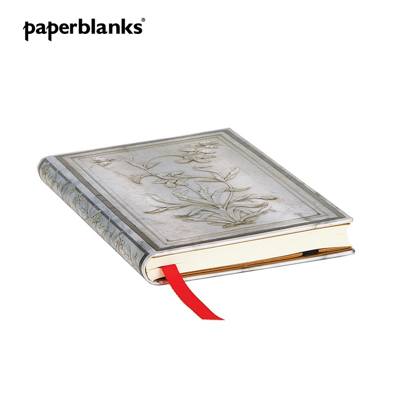 paperblanks佩兰克笔记本泰姬陵花系列笔记本简约欧式复古风文艺精致学生随身便携小本子 阿格拉/小本/有线