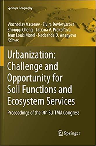 预订urbanization: challenge and opportunity for soil