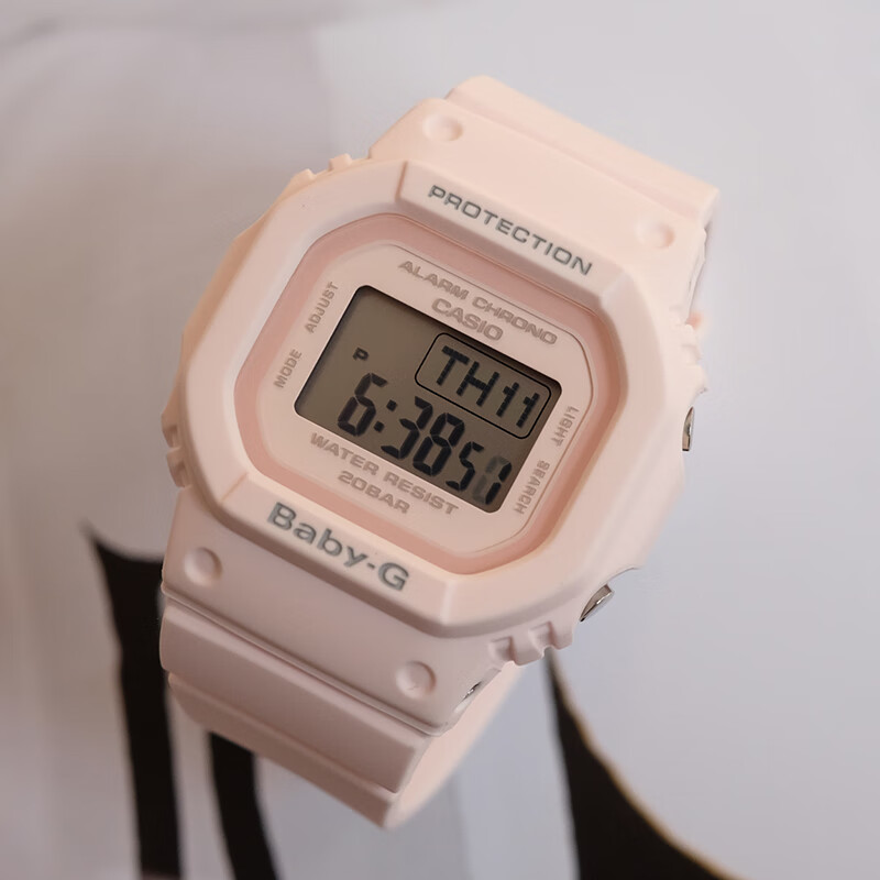 卡西欧(casio)baby-g潮汐小方块运动防水学生女表blx-560-3/bgd-560-4