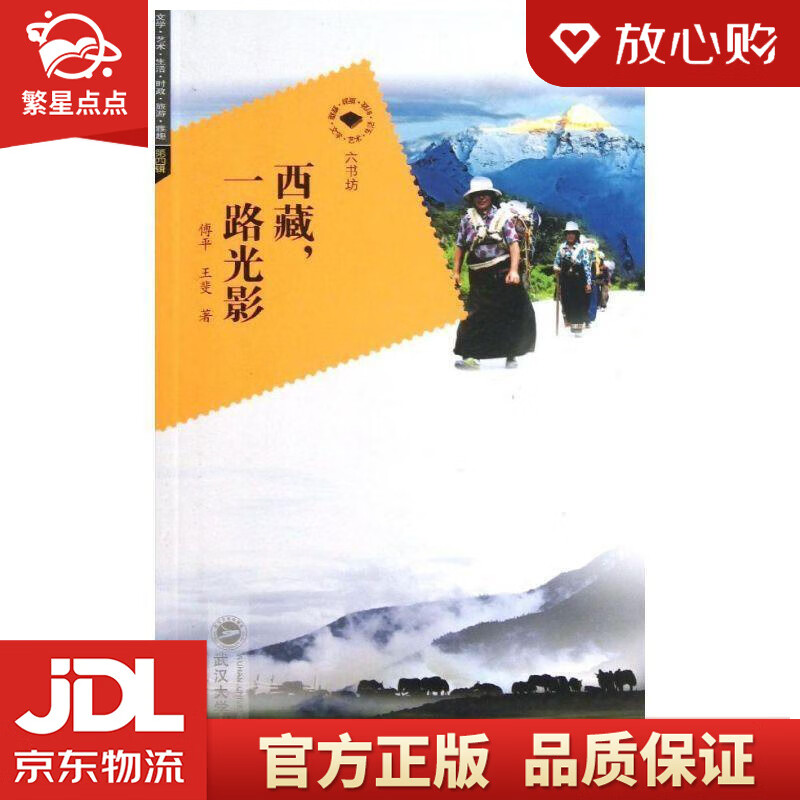 【新华书店正版图书】六书坊：西藏，一路光影 傅平 武汉大学出版社 正版图书