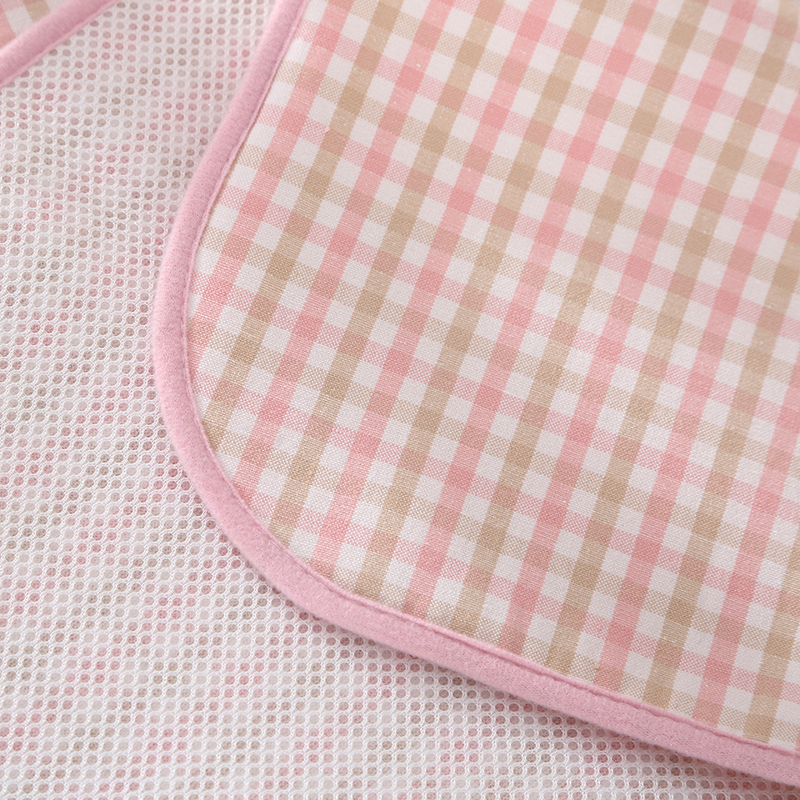 凉意婴幼儿苎麻凉席夏季新生宝宝用品童床凉席幼儿园午睡透气吸汗凉席 樱花粉宝宝席(刺绣) 60*100cm