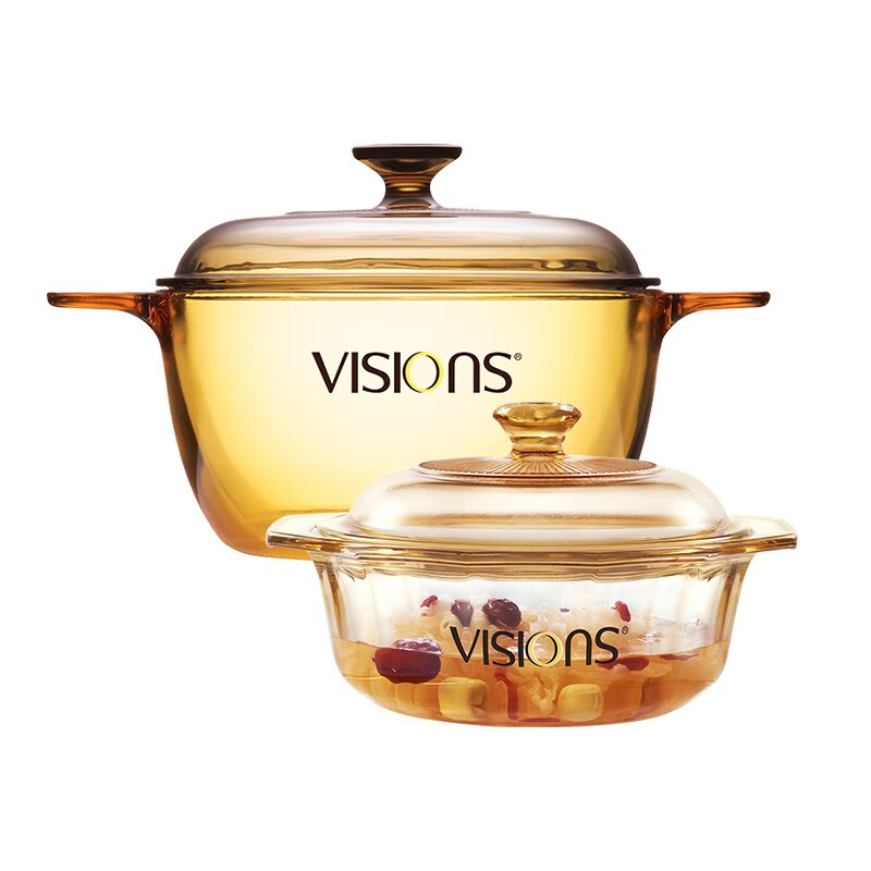 康宁(visions) 晶彩透明2.5l汤锅 康宁0.