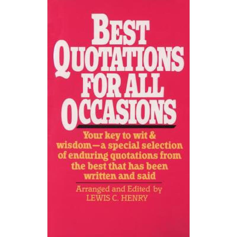 预订 best quotations for all occasions: your key .