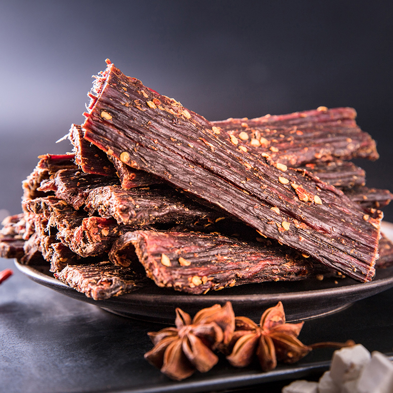 卓天吉 牛肉干一斤500g 西藏特产手撕风干牛肉干超干 藏区特色小吃