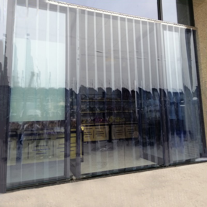 欧缔兰  空调透明塑料门帘子pvc软玻璃门帘防蚊隔断春夏季家用门店皮