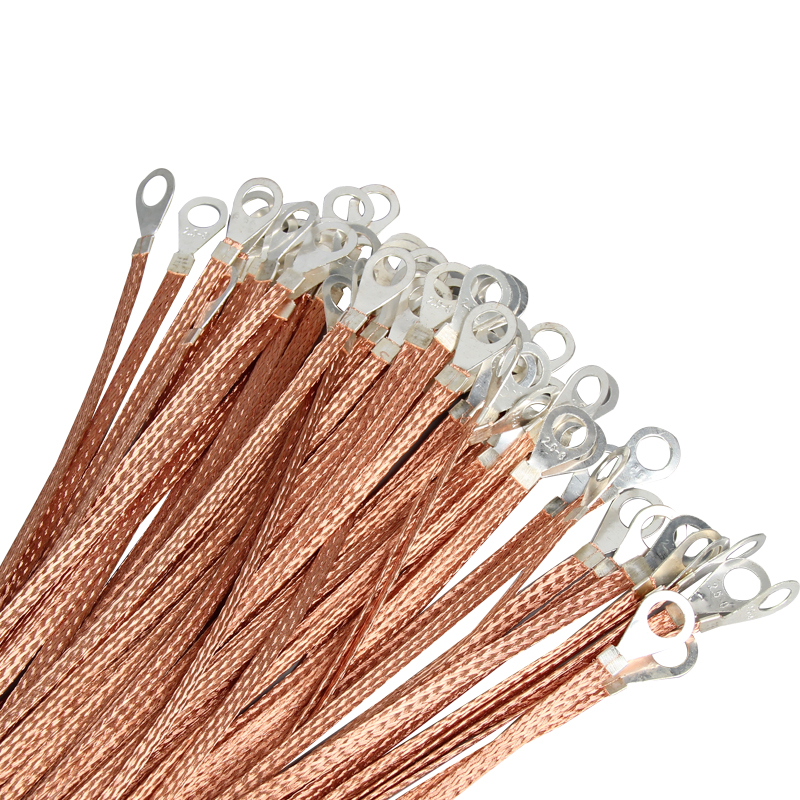 bowery铜编织接地线桥架接地线铜编织带跨地连接线电箱铜扁线2