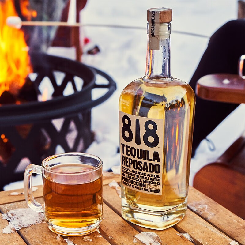 詹娜818詹娜818墨西哥龙舌兰酒特基拉酒洋酒 750ml 1瓶 詹娜金龙舌兰