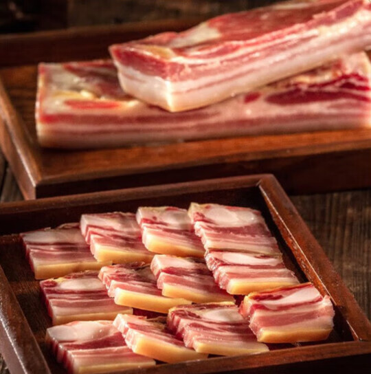 美朝福l腌笃鲜咸肉五花肉上海南风肉无骨腌猪肉风干五花咸肉菜饭腊肉