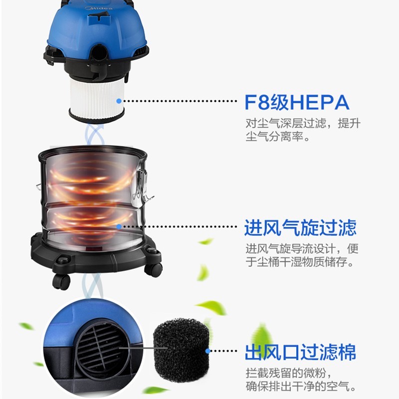 吸尘器美的吸尘器T2-L121A干湿吹三用应该怎么样选择,值得买吗？