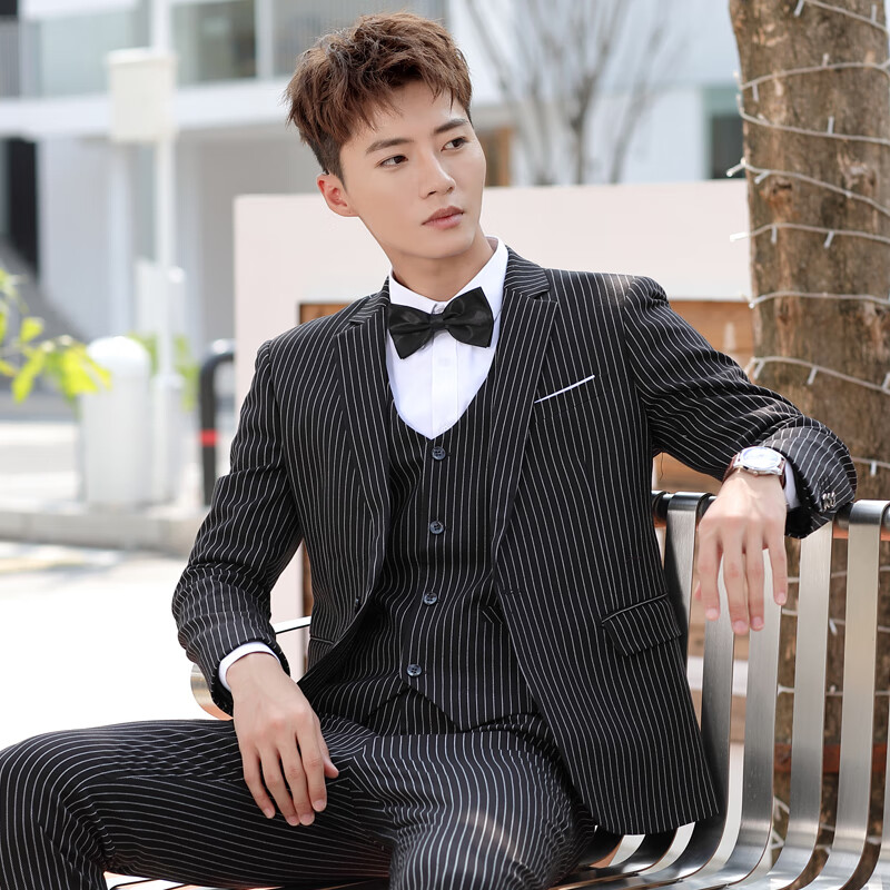 米骆途青少年初高中十八岁成人礼毕业礼西服套装男生主持人演出西服