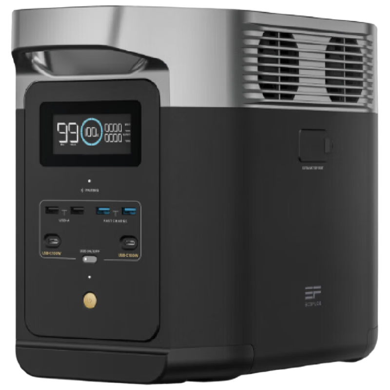 ECOFLOW���ơ�1�ȵ�1800W���ʡ���2����ƶ������Դ220V��������Я�Լ�¶Ӫ���ر���Ӧ�����ô��ܵ��