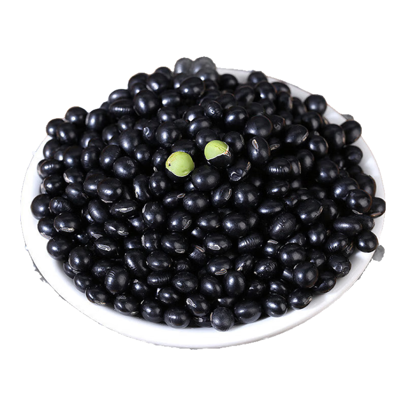 黑豆 绿心黑豆五谷杂粮青仁绿芯乌豆黑大豆可打豆浆 绿心黑豆1斤