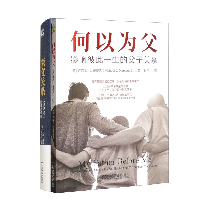 何以为父：影响彼此一生的父子关系+深度关系：从建立信任到彼此成就 解密亲密关系 套装共2册