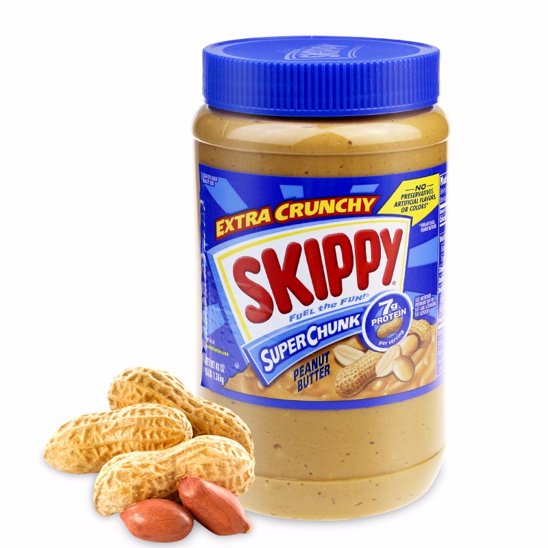 四季宝(skippy)美国原装进口四季宝skippy花生酱粗粒花生酱1360g 粗粒