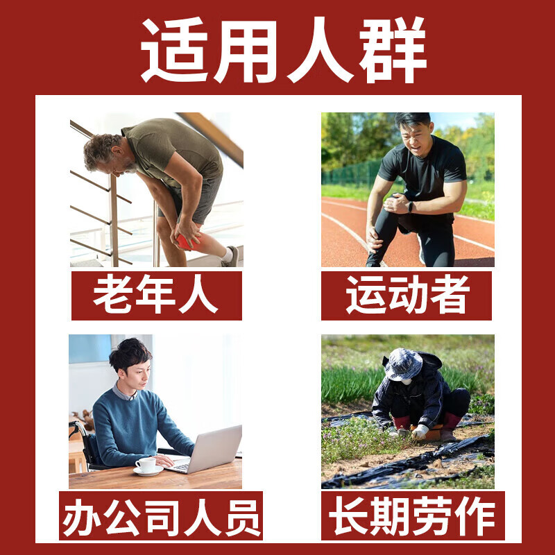 香港进口狮马龙活络油 膝盖疼痛用药 滑膜炎膝盖积液腿疼药半月板损伤膝盖疼肿胀积水僵硬遇冷加重 1盒装