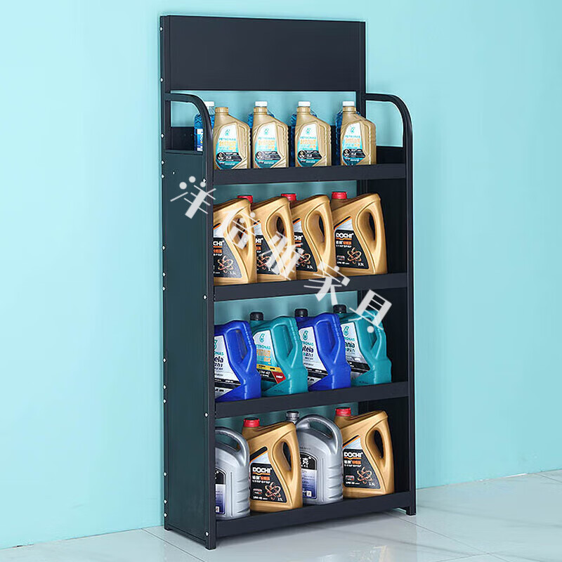 骏泽鹿加厚机油货架展示架润滑油陈列架铁架子多功能展架多层展示