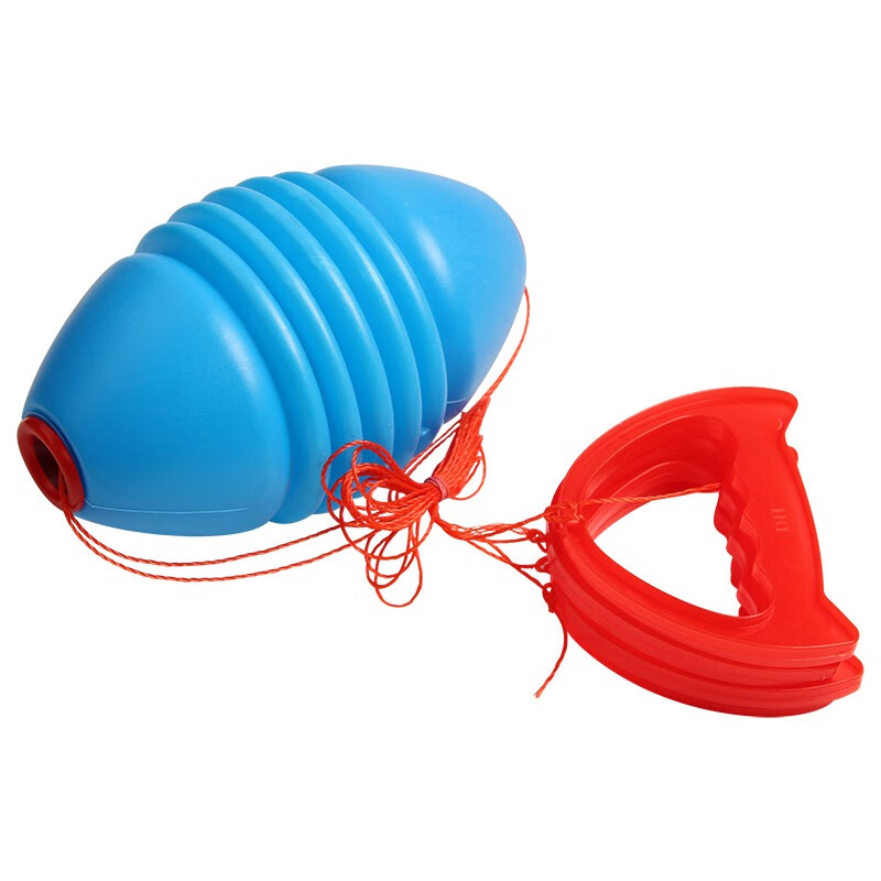 华敏拉拉球感统训练器材幼儿园玩具儿童拉力球玩具弹力穿梭手拉球 螺纹手拉球