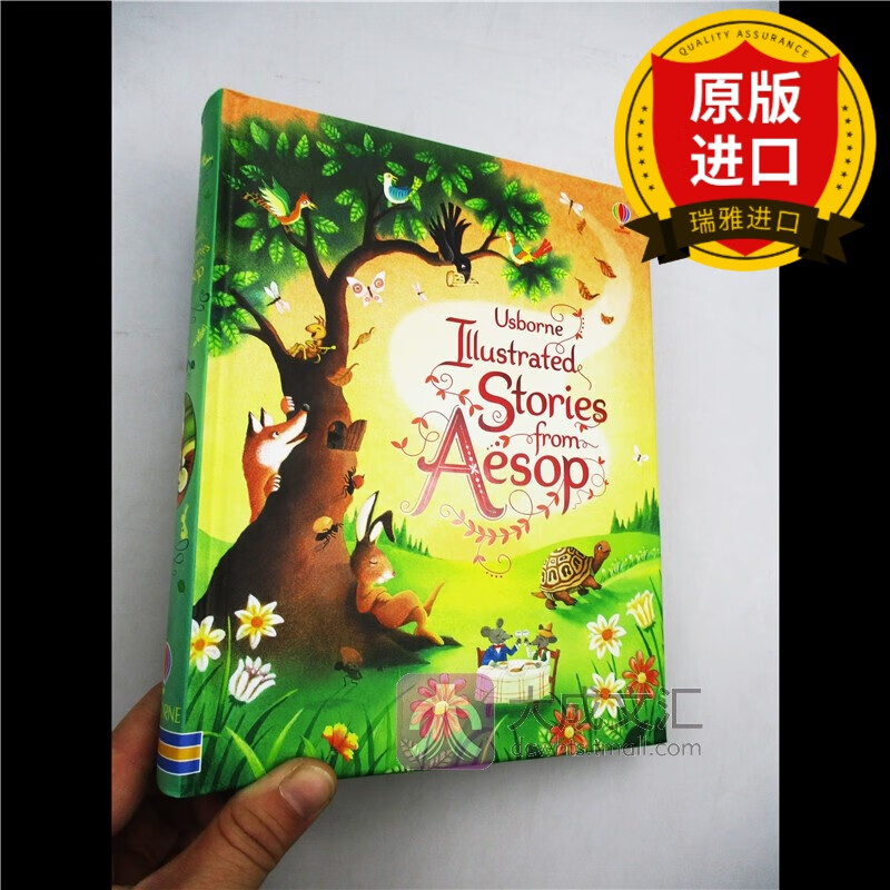usborne illustrated stories from aesop 英文原版伊索寓言插图故