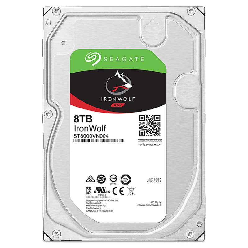 希捷（SEAGATE） 酷狼网络存储 NAS 硬盘 机械硬盘 SATA接口 3.5英寸 含Pro系列 8TB(ST8000VN004)54994027567