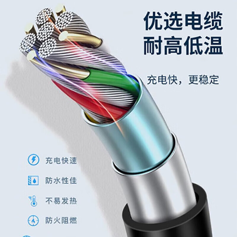 京宝电小鹏MONA M03随车充电器3.5KW/7KW便携式家用220V国标七孔充电枪免接地线新能源充电桩 小鹏MONA M03【标准款】 7KW  16A-32A四档切换【5米线】