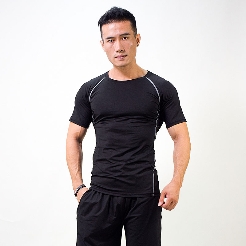 瑜伽服上衣范迪慕运动T恤男健身服运动跑步速干透气健身房短袖上衣质量真的好吗,要注意哪些质量细节！