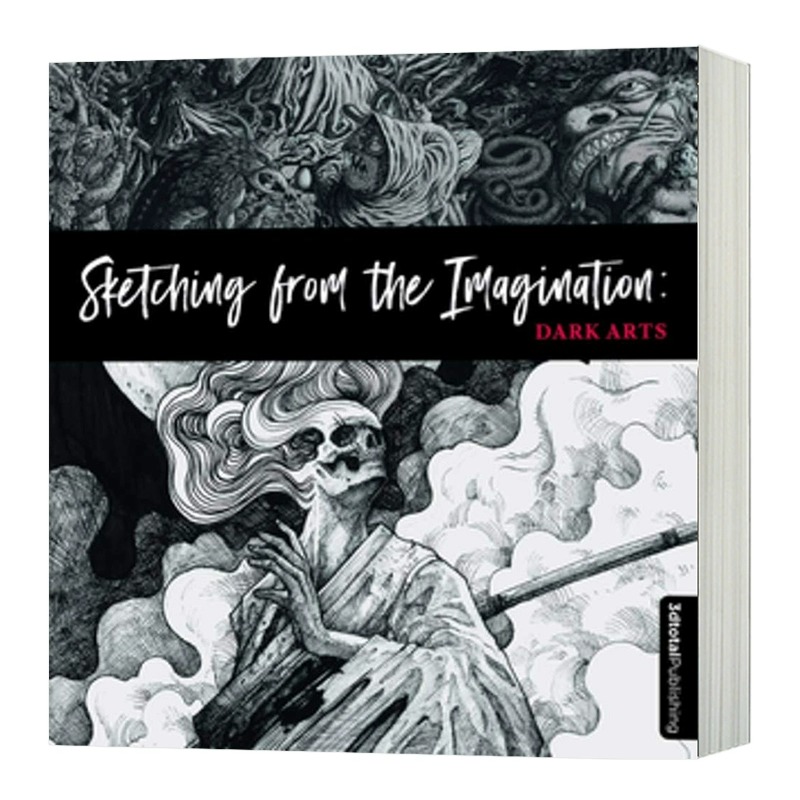 现货 英文原版 sketching from the imagination dark arts 进口手绘