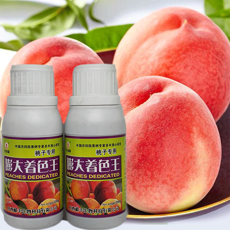 绿协膨大着色王桃树着色增甜剂桃子专用不空心不裂果增甜度桃子叶面肥